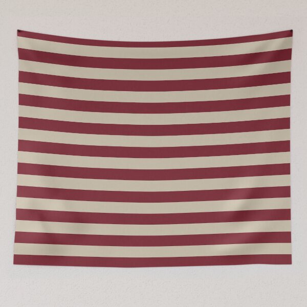 Item preview, Striped Red And Beige Pattern designed and sold by pattern-archive.