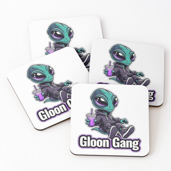 Item preview, Gloon Gang: The Chill Space Alien with Coffee designed and sold by AleksKos.