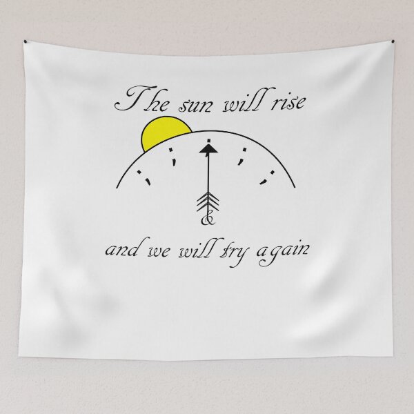 Item preview, The sun will rise and we will try again designed and sold by RollingSpices.
