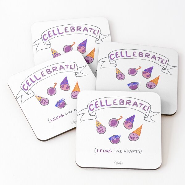 Item preview, Cell-ebrate! (Leuks like a party) - punny birthday greetings designed and sold by Pxycrafts.