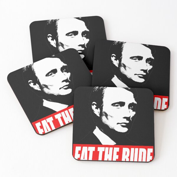 Item preview, Eat The Rude - Hannibal Dark Background designed and sold by KimMcdonald35.