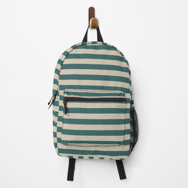 Item preview, Striped Teal And Beige Pattern designed and sold by pattern-archive.