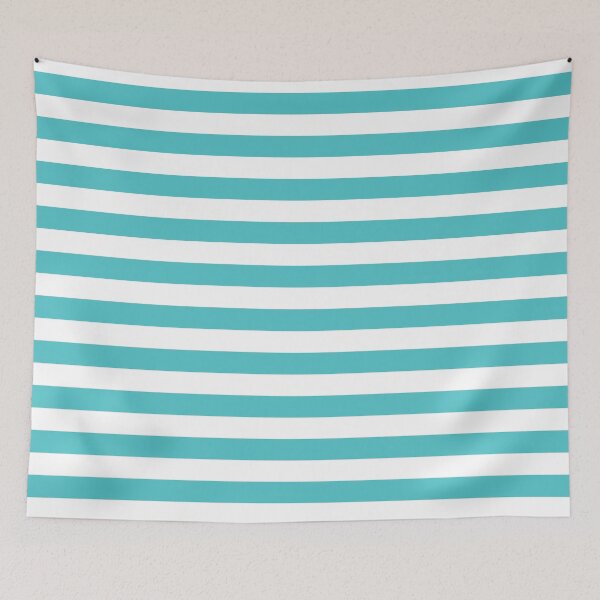 Item preview, Striped White And Aqua Pattern designed and sold by pattern-archive.