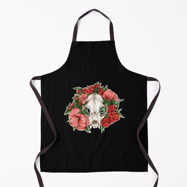 Item preview, Bobcat Skull With Red Roses designed and sold by hwmllphwt65.