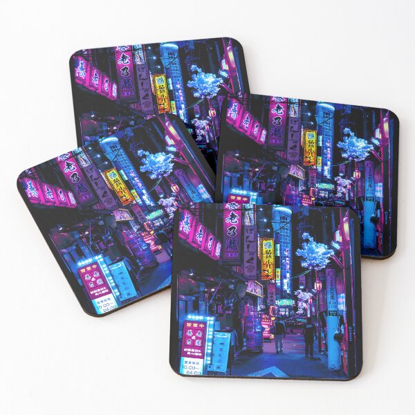 Item preview, Blue Tokyo Alleys designed and sold by StevieRattell.
