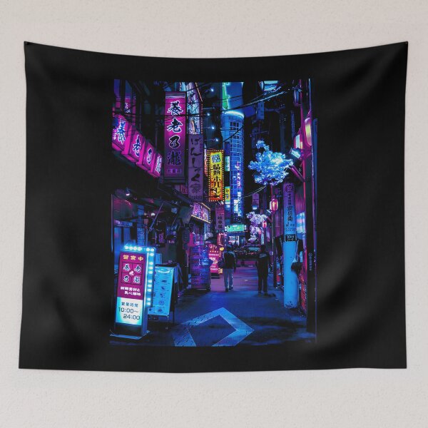 Item preview, Blue Tokyo Alleys designed and sold by StevieRattell.