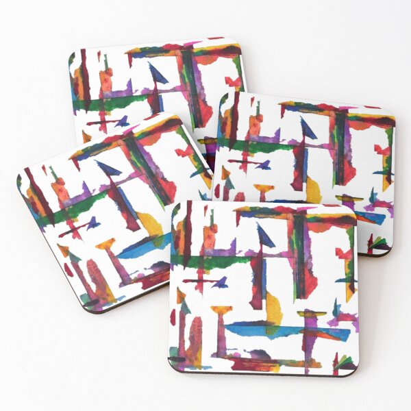 Item preview, Torn Paper C ollage Colorful Geometric Abstract Art designed and sold by Ialasdun.