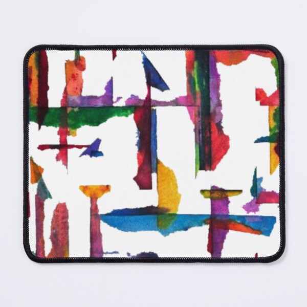 Item preview, Torn Paper C ollage Colorful Geometric Abstract Art designed and sold by Ialasdun.