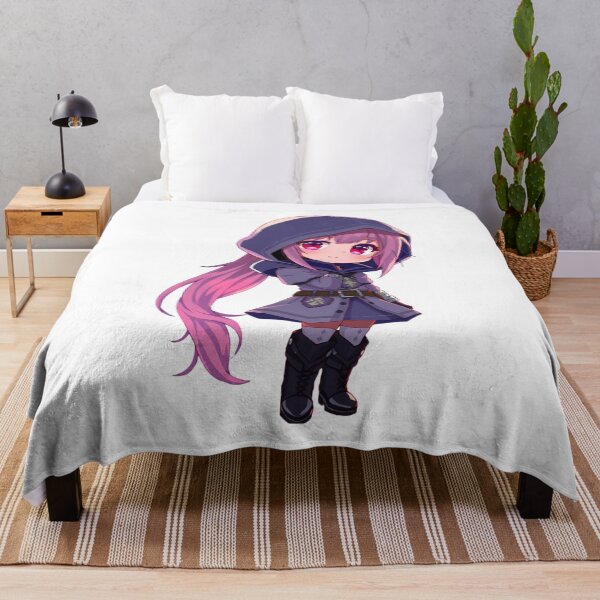 Item preview, Pink-Haired Chibi Anime Girl with Dark Hoodie designed and sold by Infinite Art.