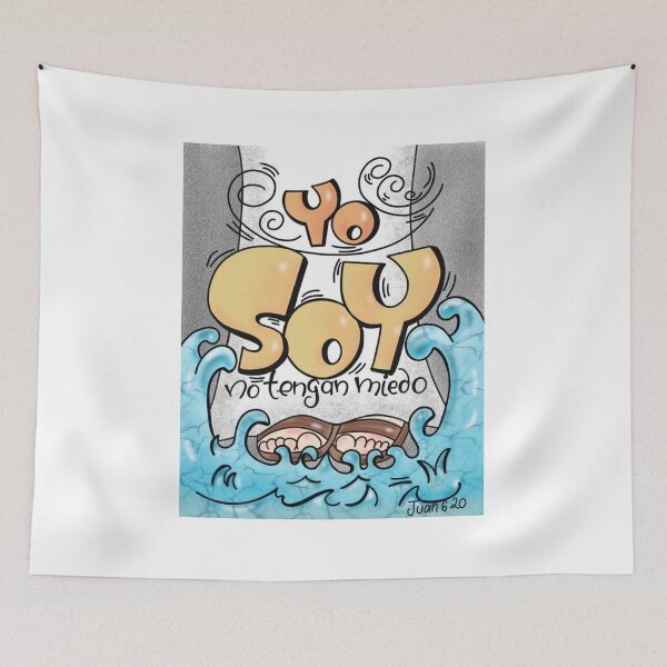 Item preview, “I Am, Do Not Be Afraid” – Christian Faith Illustration designed and sold by Infinite Art.