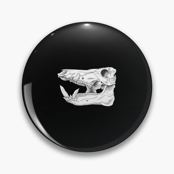 Item preview, Wild Boar Skull Anatomy Illustration designed and sold by hwmllphwt65.