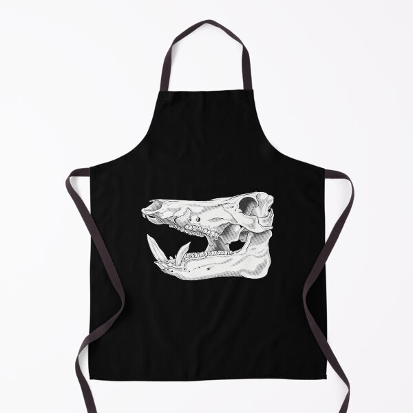 Item preview, Wild Boar Skull Anatomy Illustration designed and sold by hwmllphwt65.