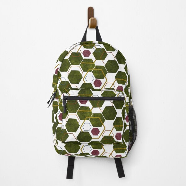 Item preview, Green Hexagons designed and sold by CurioEphemeres.