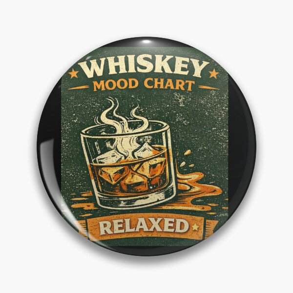Item preview, Whiskey Relaxed Mood Chart – Funny Vintage Whiskey Lover Design designed and sold by Mosogoloso.