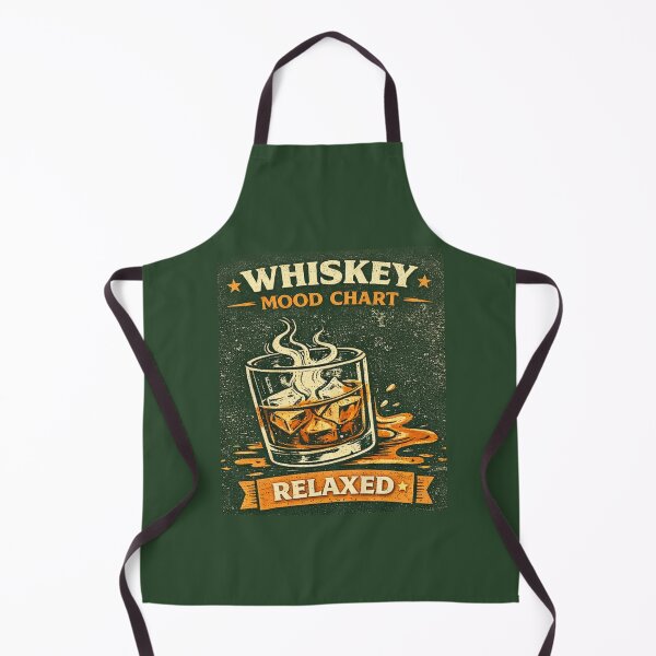 Item preview, Whiskey Relaxed Mood Chart – Funny Vintage Whiskey Lover Design designed and sold by Mosogoloso.