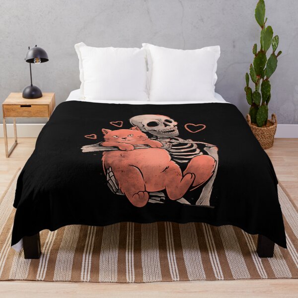 Item preview, Cats Keep Me Alive Skeleton designed and sold by hwmllphwt65.