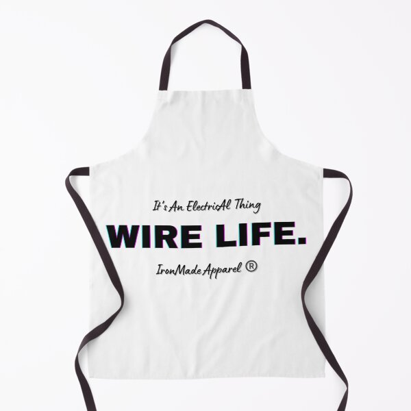 Item preview, WIRE LIFE Electrician T-Shirt – Proud Electrician Lifestyle Shirt for Linemen, Electrical Workers, Apprentice & Master Electricians designed and sold by IronMade Apparel.