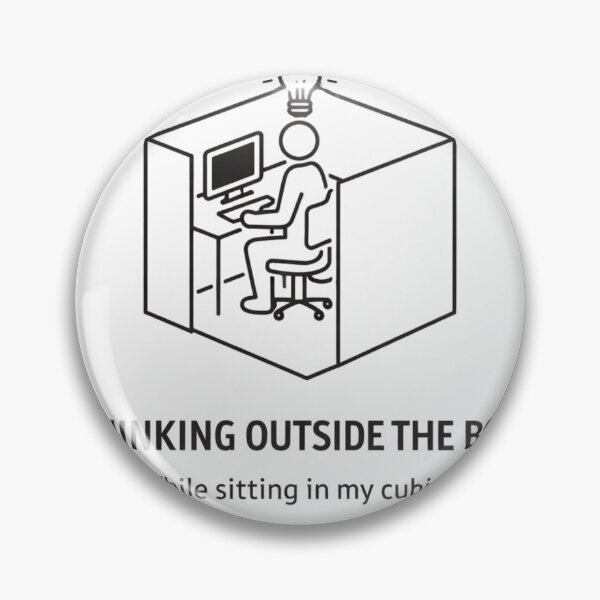 Item preview, Outside the box, inside the cubicle designed and sold by GenArtWear.