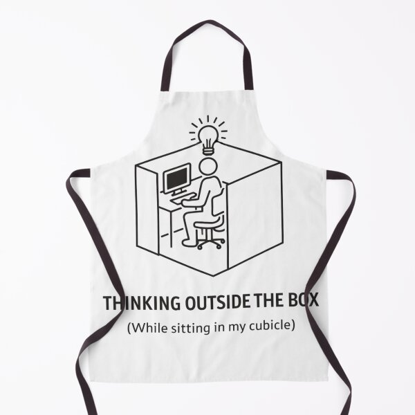 Item preview, Outside the box, inside the cubicle designed and sold by GenArtWear.