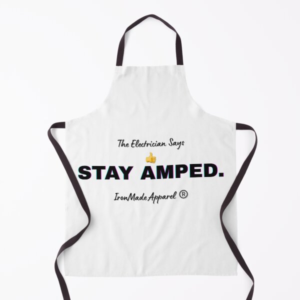 Item preview, Stay Amped Electrician T-Shirt – Funny Electrician Gift Tee for Linemen, Electrical Contractors & Proud Tradesmen designed and sold by IronMade Apparel.