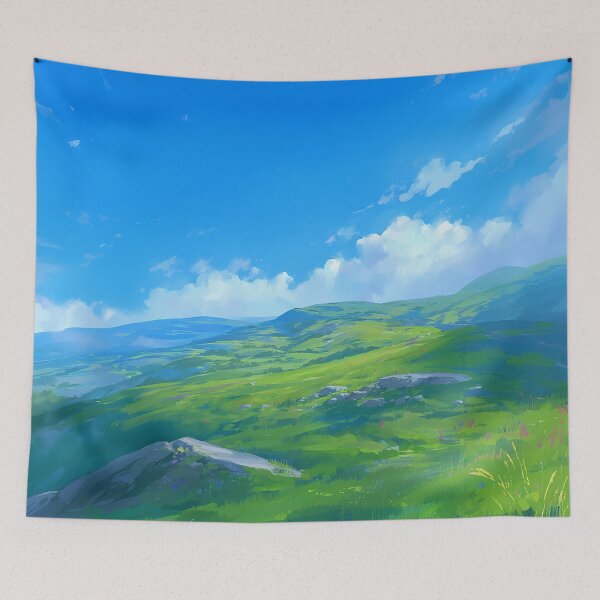 Item preview, Wind Swept Meadow Under Vast Sky designed and sold by Christian Weiss.