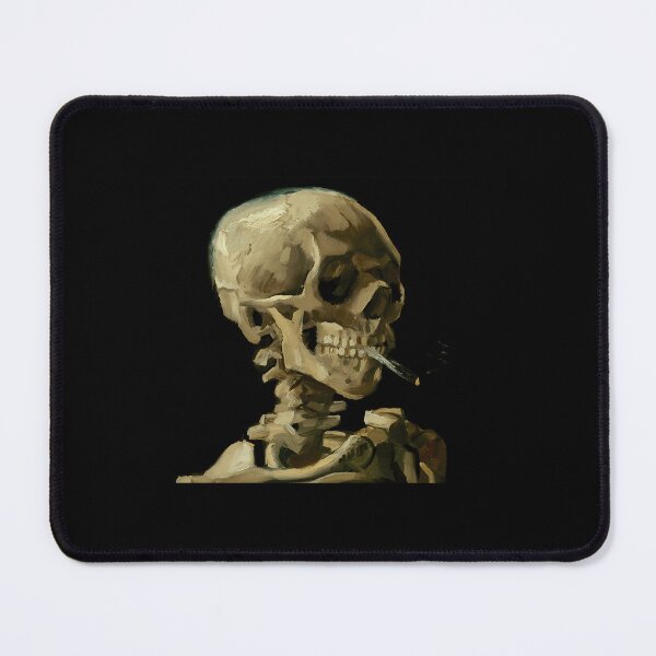 Item preview, Skull Of A Skeleton Burning Cigarette designed and sold by hwmllphwt65.