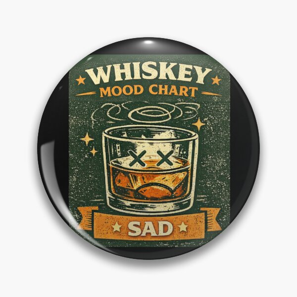 Artikelvorschau, Whiskey-Stimmungsdiagramm – Lustiges Retro-Whiskey-Design entworfen und verkauft von Mosogoloso.