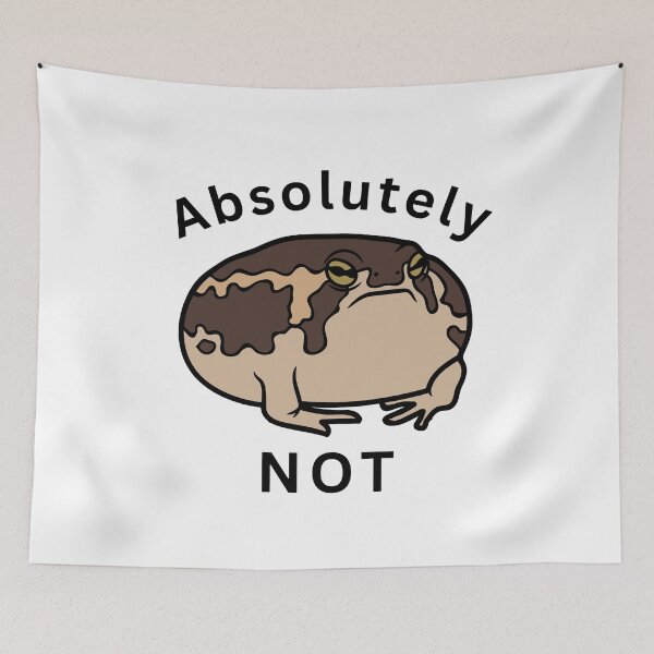 Item preview, Absolutely not frog graphic designed and sold by halesyeahhh.