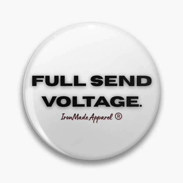 Item preview, Full Send Voltage Electrician Shirt – Funny Electrician T-Shirt for Linemen, Electrical Workers, Tradesman Pride Tee designed and sold by IronMade Apparel.
