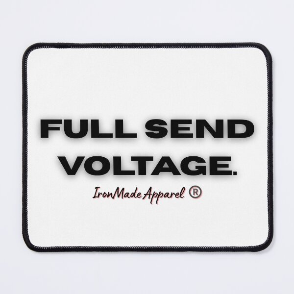 Item preview, Full Send Voltage Electrician Shirt – Funny Electrician T-Shirt for Linemen, Electrical Workers, Tradesman Pride Tee designed and sold by IronMade Apparel.