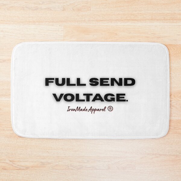 Item preview, Full Send Voltage Electrician Shirt – Funny Electrician T-Shirt for Linemen, Electrical Workers, Tradesman Pride Tee designed and sold by IronMade Apparel.