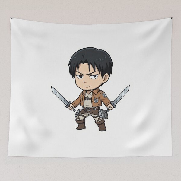 Item preview, Levi Chibi Attack on Titan designed and sold by KrayArt.