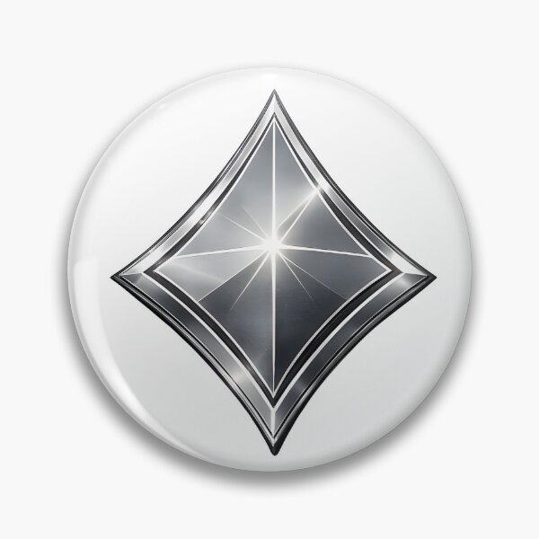 Item preview, 3D diamond gemstone icon isolated shiny silver crystal logo design element designed and sold by Creative88Art.