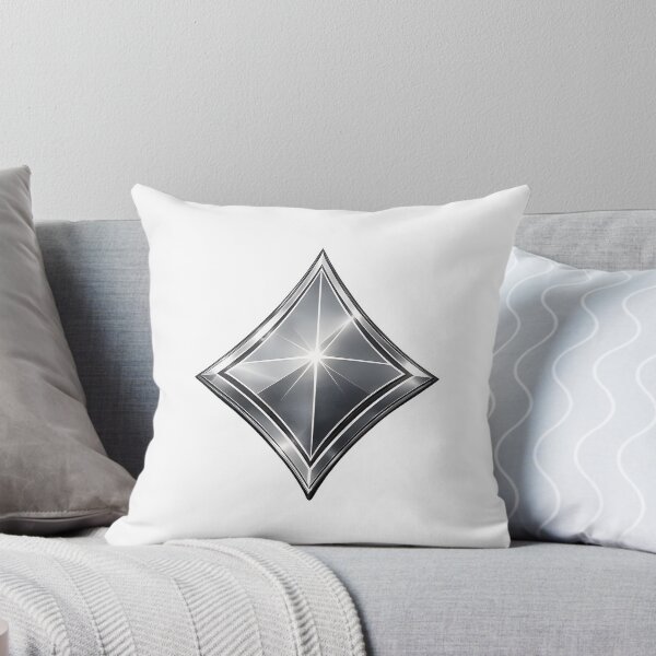 Item preview, 3D diamond gemstone icon isolated shiny silver crystal logo design element designed and sold by Creative88Art.