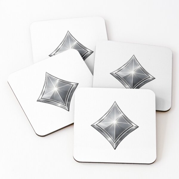 Item preview, 3D diamond gemstone icon isolated shiny silver crystal logo design element designed and sold by Creative88Art.