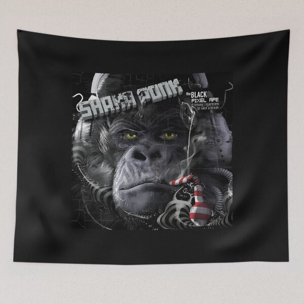 Item preview, Shaka Ponk - The Black Pixel Ape (Drinking Cigarettes To Take A Break) Album 2014 designed and sold by Rayan Rusiru.