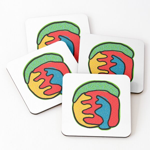 Item preview, Color Collision – The Playful Abstract Face designed and sold by Thamngan.