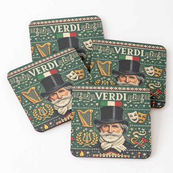 Item preview, Giuseppe Verdi Opera Music Passion Knitting Pattern designed and sold by Mauswohn.