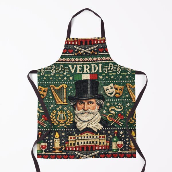 Item preview, Giuseppe Verdi Opera Music Passion Knitting Pattern designed and sold by Mauswohn.