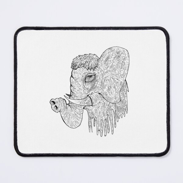 Item preview, Dripping Melting Elephant Head Surreal Line Art designed and sold by Nikasoy.