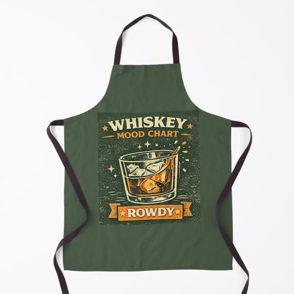 Item preview, Whiskey Rowdy Mood Chart – Funny Vintage Whiskey Lover Design designed and sold by Mosogoloso.