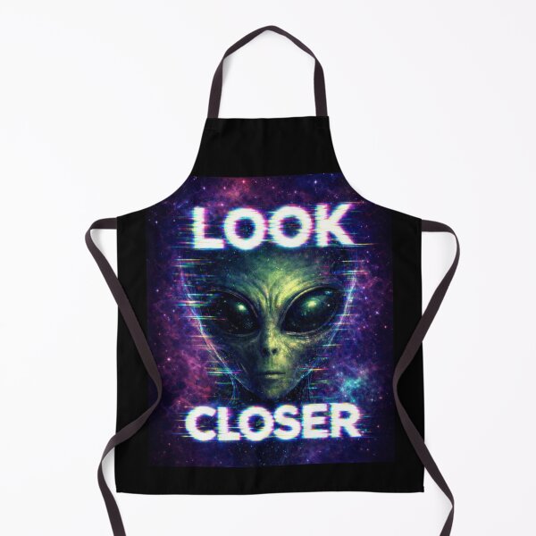 Item preview, Alien Face - look closer, psychedelic design designed and sold by MindRebel.