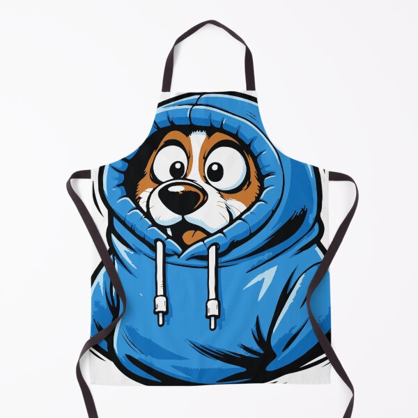 Item preview, A relatable and humorous meme situation showing a dog trapped inside a hoodie. The exaggerated confusion and simple composition make it perfect for sticker designs designed and sold by Dejbar.