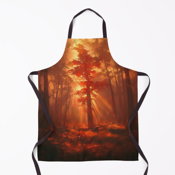 Item preview, Fiery Autumn Forest Sunlight Path designed and sold by Christian Weiss.