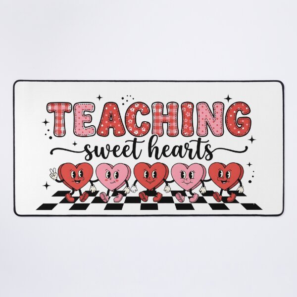 Item preview, Retro Groovy Teaching Sweethearts Valentine designed and sold by DizzyShirts1.