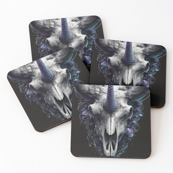 Item preview, Gothic Unicorn Skull with Dark Magic designed and sold by NEONVIBEWEAR.