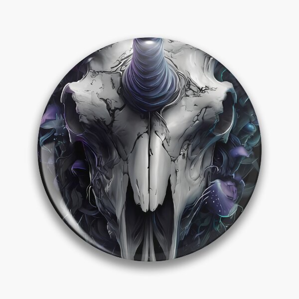 Item preview, Gothic Unicorn Skull with Dark Magic designed and sold by NEONVIBEWEAR.