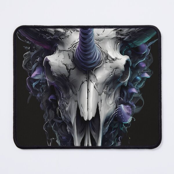 Item preview, Gothic Unicorn Skull with Dark Magic designed and sold by NEONVIBEWEAR.