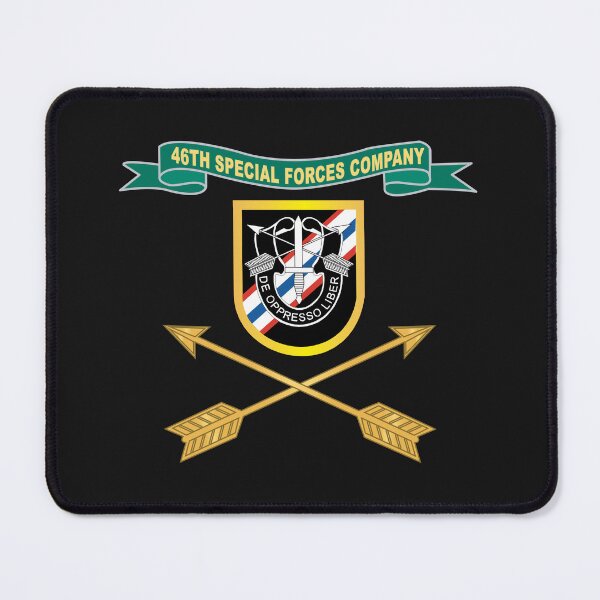 Item preview, Army - 46th Special Forces Company - Flash w Ribbon - Br X 300 designed and sold by Military Insignia Products.