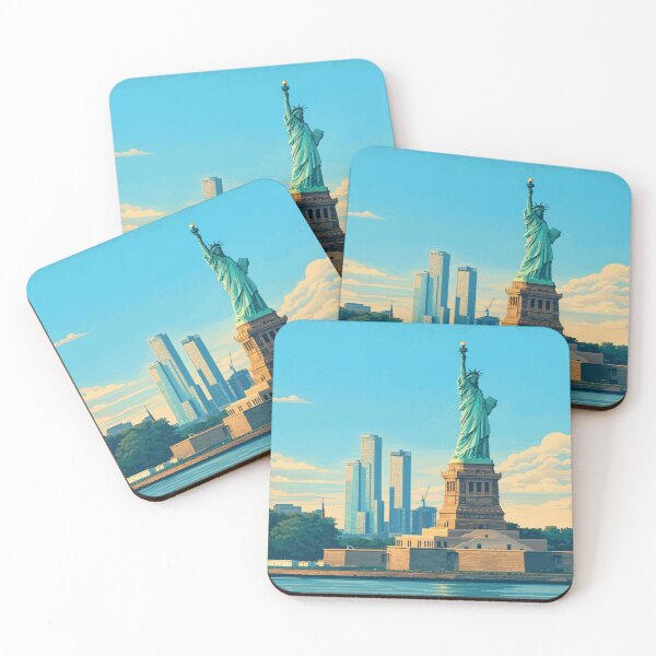 Item preview, USA - Statue of Liberty and New York Skyline designed and sold by darekkocurek.